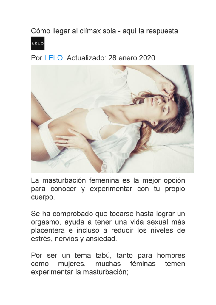 masturbacion femenina las 28 tecnicas mas placenteras